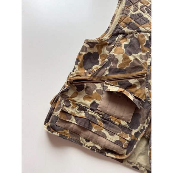 Men's Vintage GAMEHIDE Camo Insulated Duck Hunting Vest, Size M - Picture 3 of 12